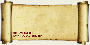 Isak Simeunović vizit kartica